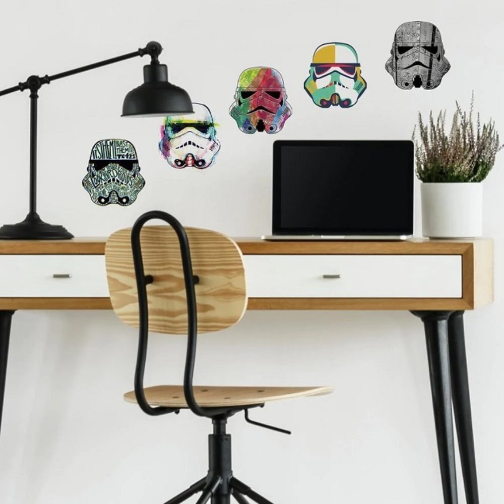 Stormtrooper Art Peel & Stick Wall Decals Star Wars Stickers Room Home Decor Art